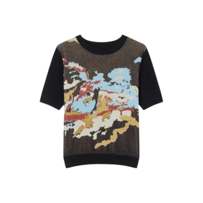 DIALOGUE To White × Kay Levine Co brand Knitwear Women's Tranquil Black-0