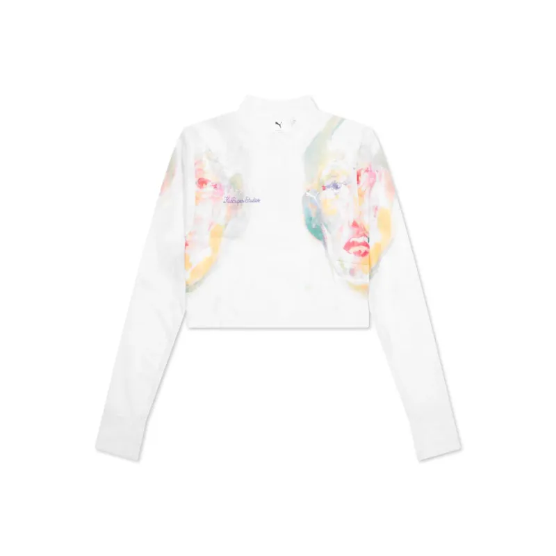 PUMA X KidSuper Long Sleeve Tee 'Sugared Almond'-0