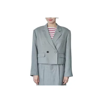 FREAK'S STORE Jackets & Coats Women's Light Gray
