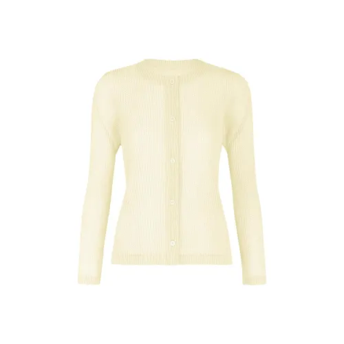 PLEATS PLEASE ISSEY MIYAKE SS24 Knitwear Women's Ecru