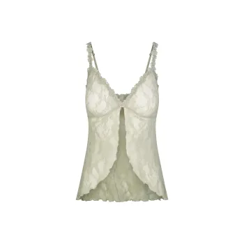 SKIMS STRETCH LACE BABYDOLL TOP Camisole Women's TALC/Talc