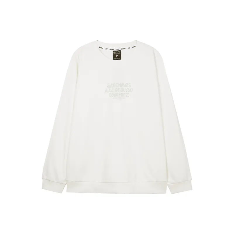 Skechers Sports Alliance Series Sweatshirt Women's Marshmallow White-0