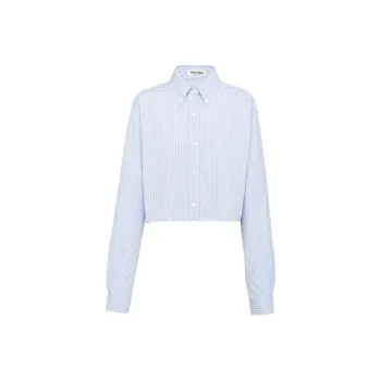 MIU MIU SS23 Shirt Women's Light Blue