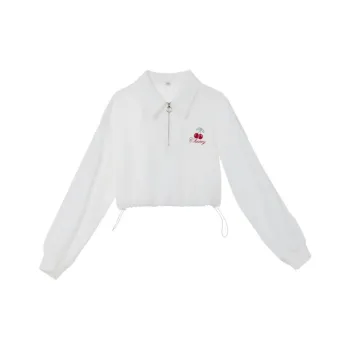 YuChaJia Sweatshirt Women's White