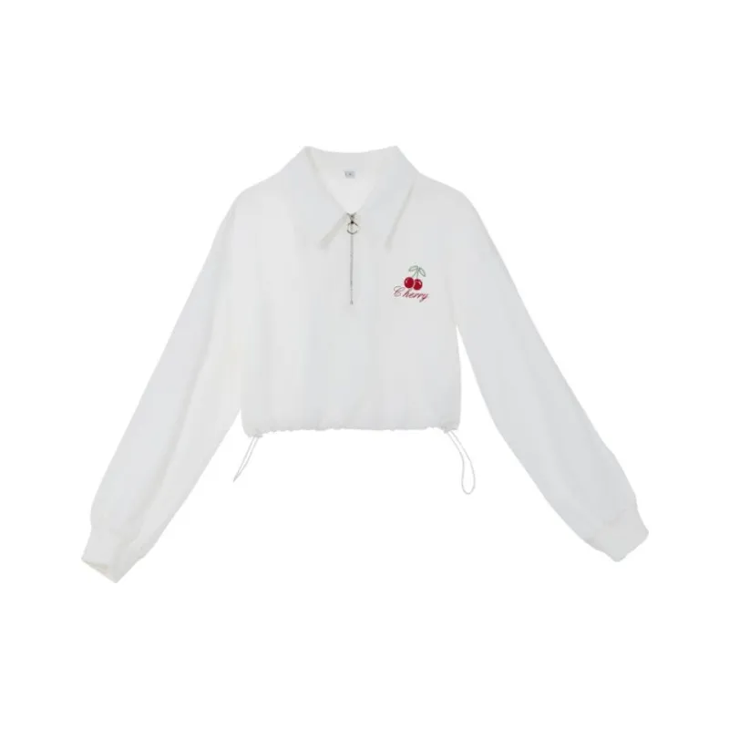YuChaJia Sweatshirt Women's White-0