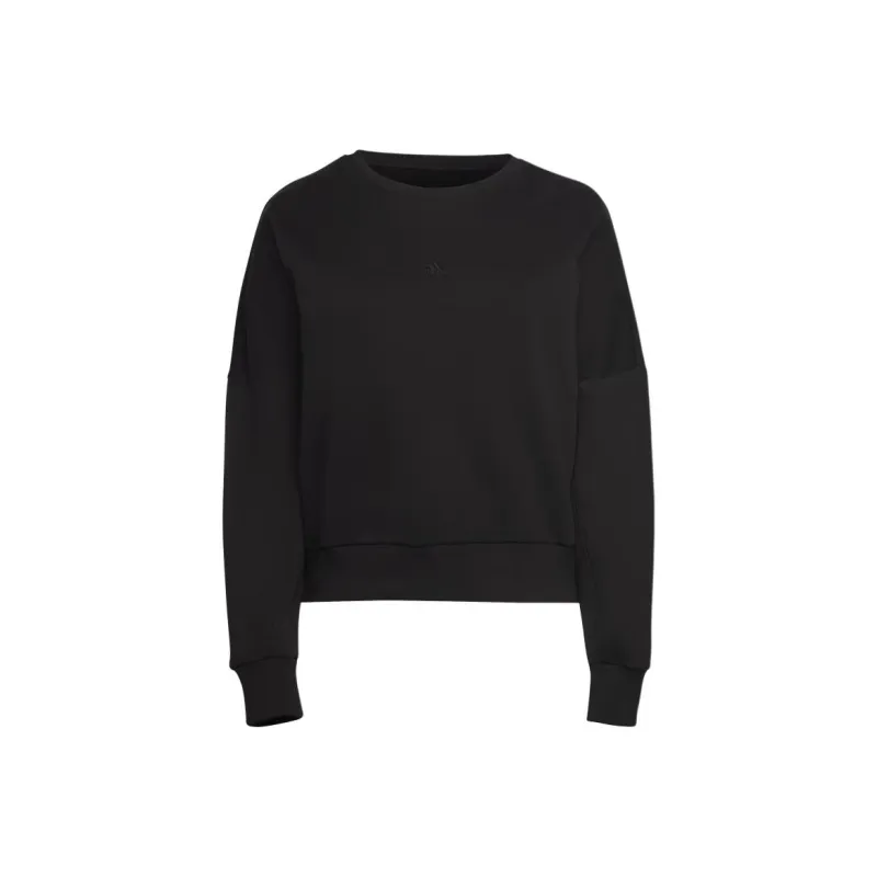 Adidas All Szn Fleece Sweatshirt Sweatshirt Women's Black-0