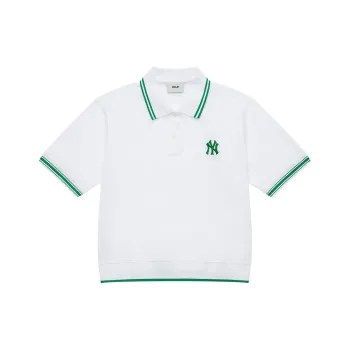 MLB New York Yankees MLB Basic Logo SS24 Polo Shirt Women's Ivory