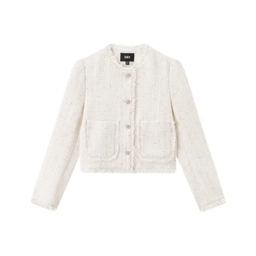 SEM/R Jackets Coats Women's White Tone