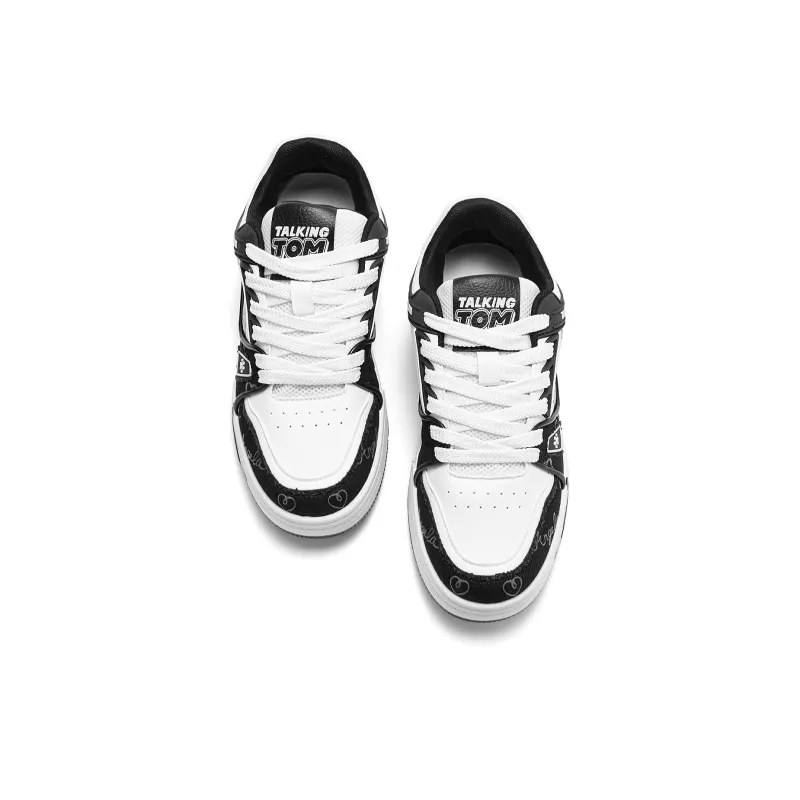 TALKING TOM Impact Resistance Low Top Skateboard Shoes Unisex Ecru-11