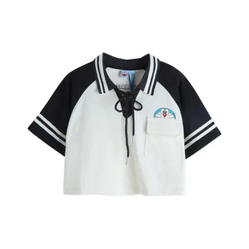 LALABOBO x Doraemon T Shirt Women's Black