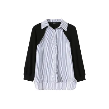 AHDO Shirts Women's Black/White
