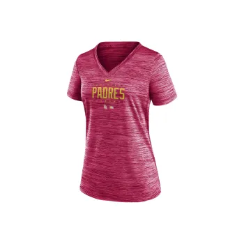 Nike San Diego Padres Authentic Collection City Connect Velocity Women's Nike Dri FIT Mlb T Shirt