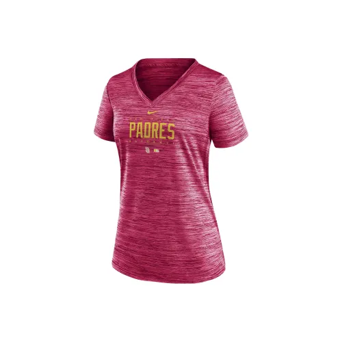 Nike San Diego Padres Authentic Collection City Connect Velocity Women's Nike Dri FIT Mlb T Shirt