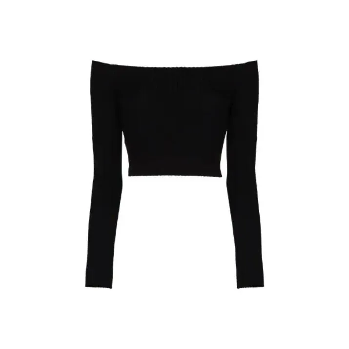 Chloe SS22 Slim Fit Sweater Women's Black-0