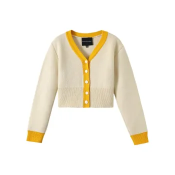 MINNANHUI Knitwear Women's Ecru