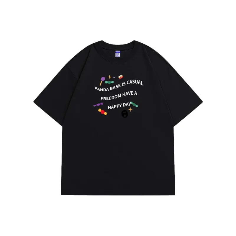PANDA BASE T Shirts Unisex-4