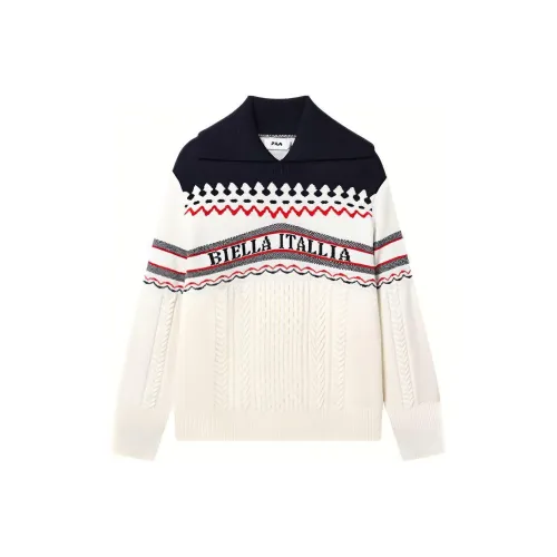 FILA Cashmere Sweaters Women's Sprout White
