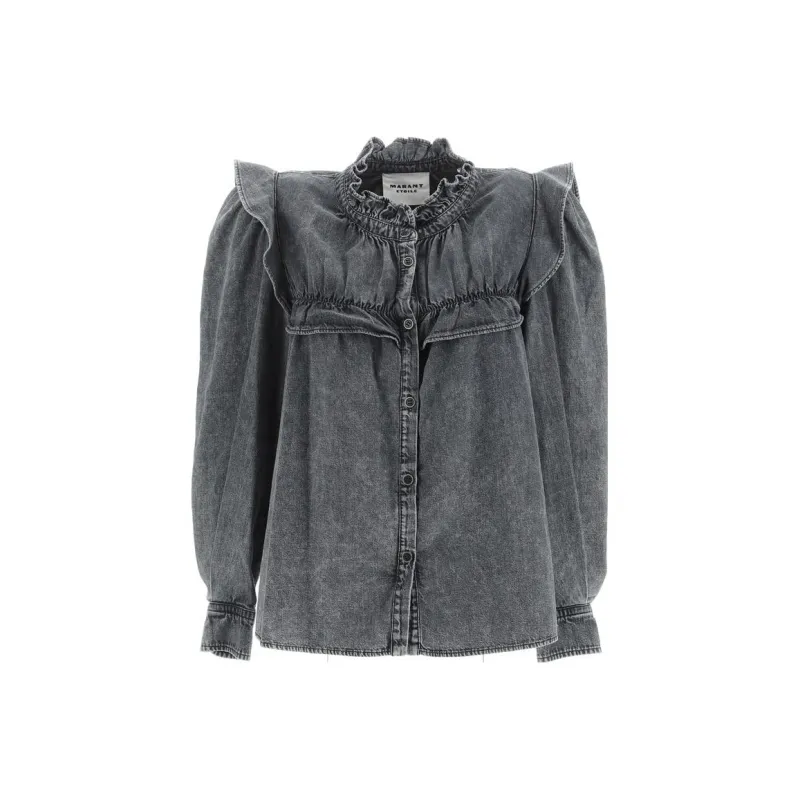ISABEL MARANT ETOILE Idety Denim Shirt-0