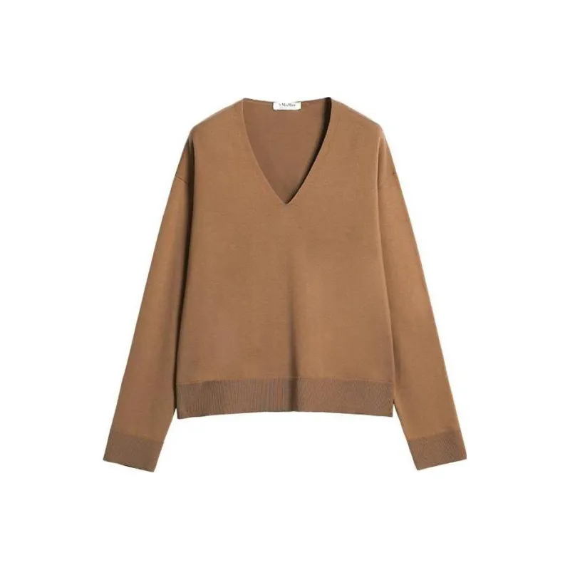 'S MAX MARA V neck Knit Jumper-0