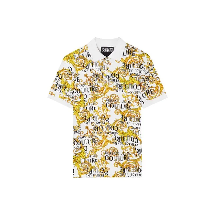 VERSACE JEANS COUTURE Polo Shirts Women's Gold-0