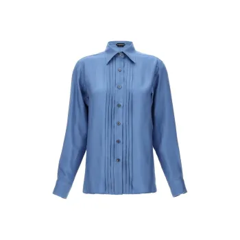TOM FORD Pleated Long Sleeved Shirt