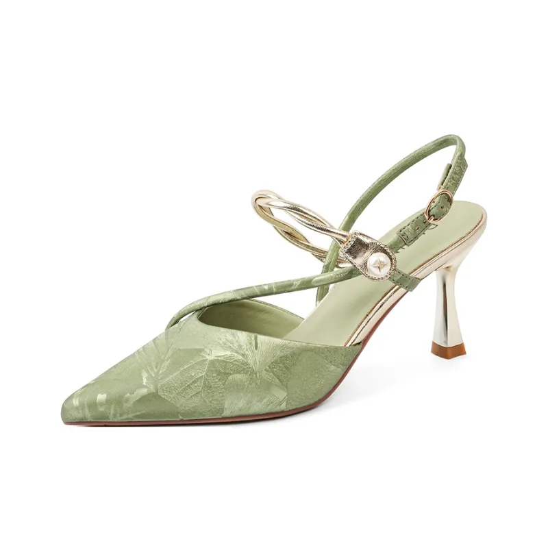 DAPHNE Slim Heel High Heels 7.5CM Women's-6