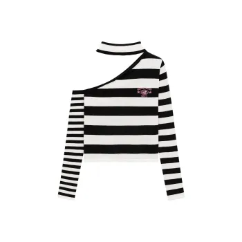 CHUU Knitwear Women's Black White Stripes