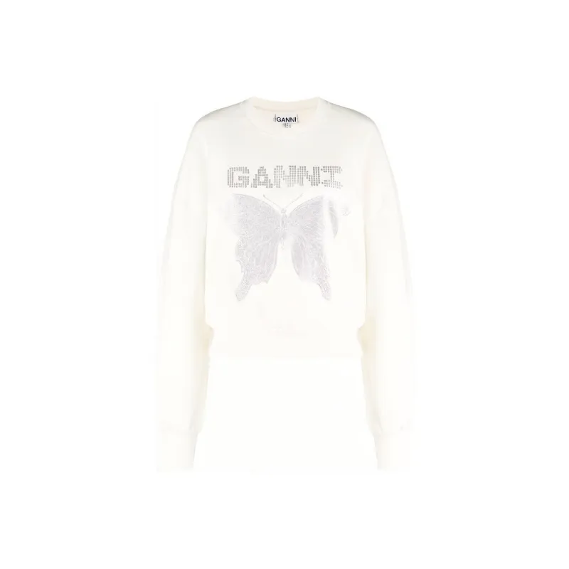 GANNI Sweatshirts Women's White-0