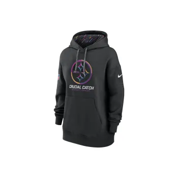 Nike Pittsburgh Steelers Crucial Catch Club Women's Nike Nfl Pullover Hoodie