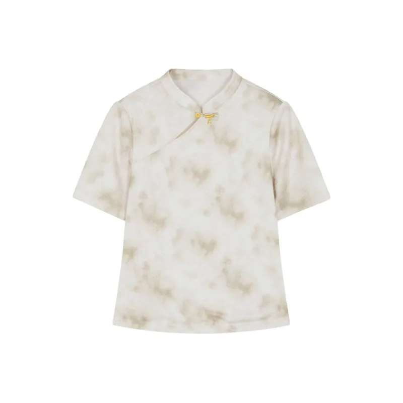 IHIMI Regular T Shirt Women's Blended Green-0