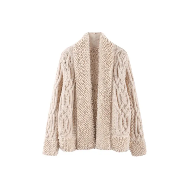 MAIGRE SIMHAT Cashmere Sweater Women's Light Beige-0