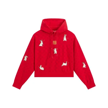 Kappa Sweatshirts Women's New Year Red All Over Print 5814P
