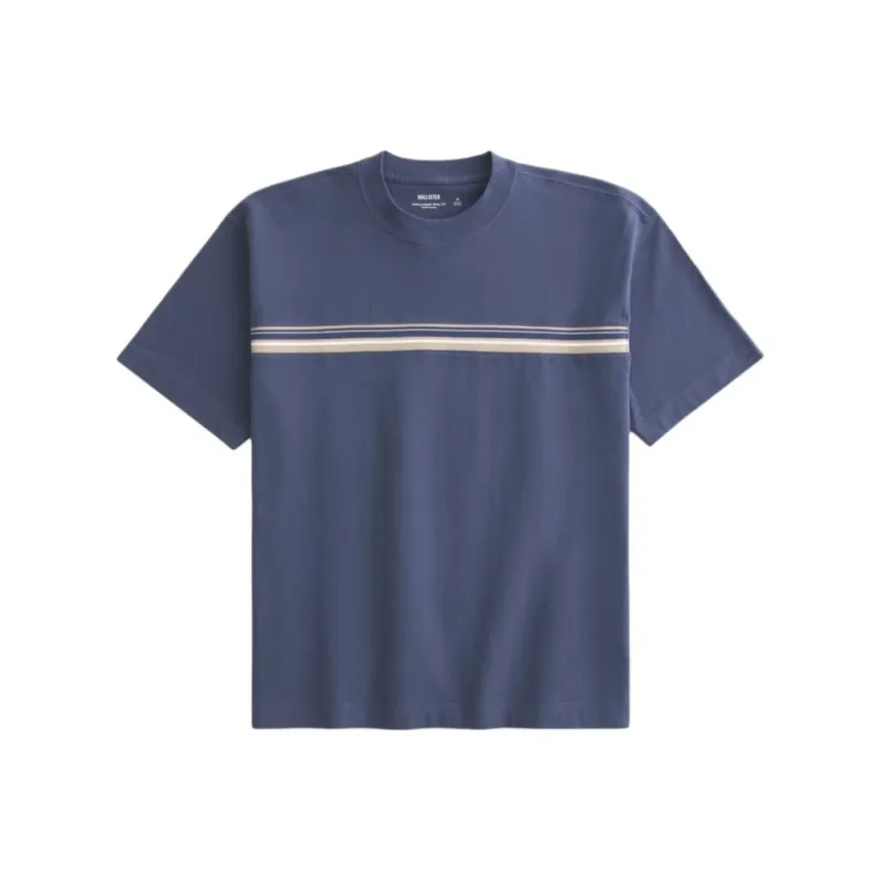 Hollister T Shirt Men's Marine Blue-0