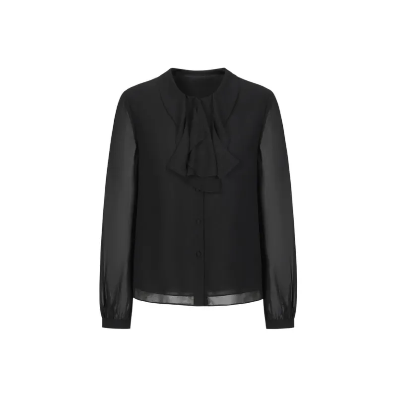 JZ. ANNAKRO Shirt Women's Plain Black-0