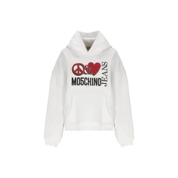 MOSCHINO Jeans Balloon Sleeved Oversized Hoodie