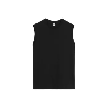 TOTEME Crew neck Organic Cotton Tank Top