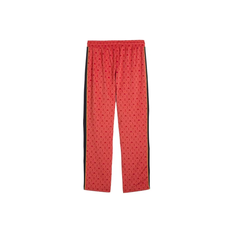PUMA Knitted Sweatpants Men's Red Flame Color-1