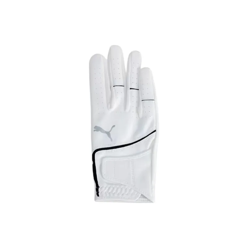 PUMA Leather Gloves Unisex White-0