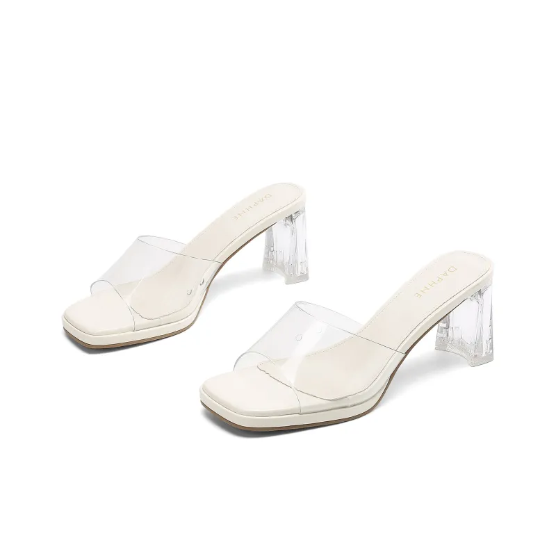 DAPHNE Crystal Quiet Slide Slippers Women's-1
