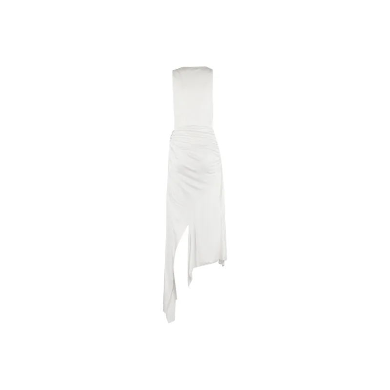 DAVID KOMA Evening Dress Women's White-1