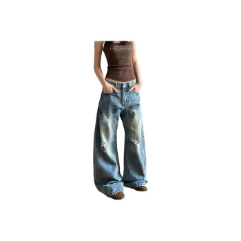 Pirkadat Jeans Unisex Blue