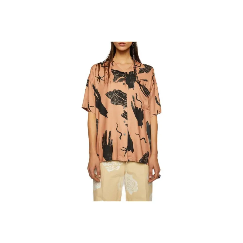 Acne Studios Shirt Women's Pink Black-0