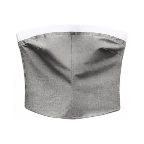 ZARA Strapless Top Women's Gray