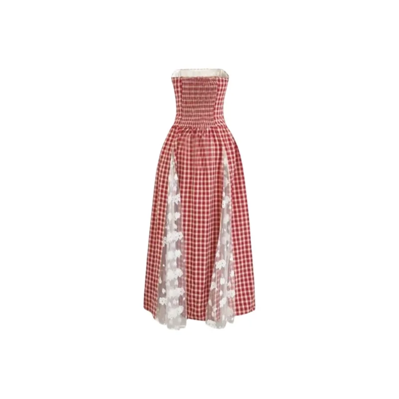 YGPRW Sleeveless Dress Women's Red-1