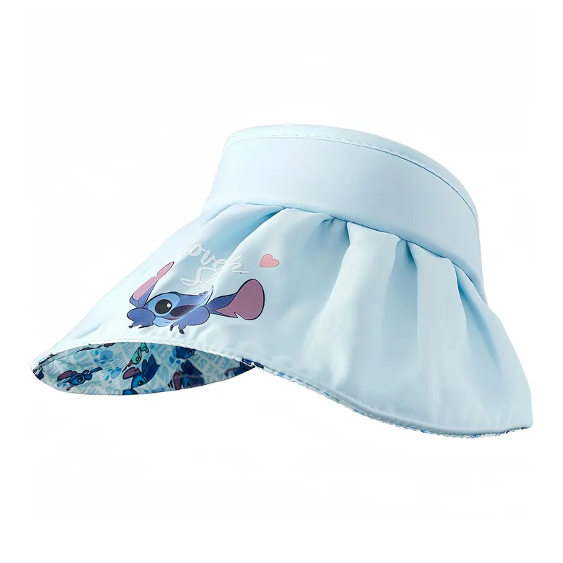 Disney Stitch Series Polyester Sun Protection Hats Unisex-0