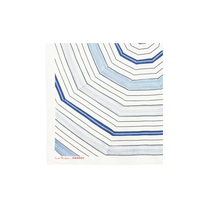 Sandro Silk Scarves Women's White-2