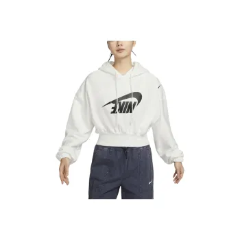 Nike Sportswear Women's Oversized Cropped French Terry Pullover Hoodie