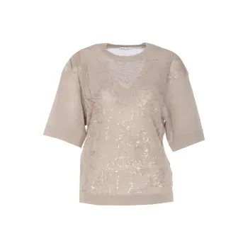 Brunello Cucinelli Crewneck Knitted Top