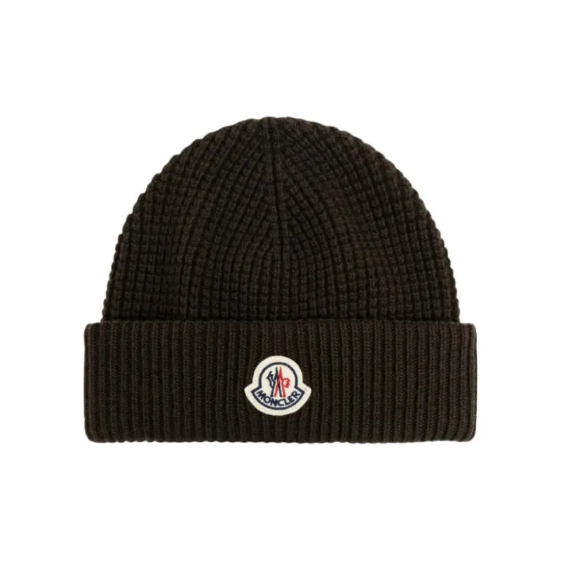 Moncler Logo Patch Beanie-0