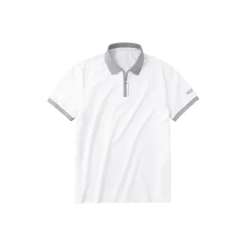 Mr.Bu Polo Shirt Men's Moon White